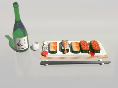 Salmon Plus Animation  Low-poly 3D model