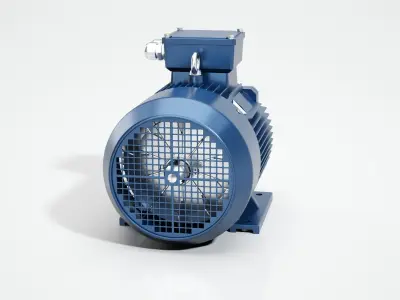 Electric motor 3D model