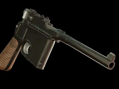 Mauser C96 3D model get