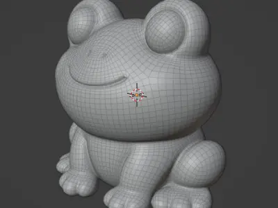Frog Character 3D model  3D model
