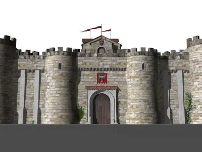 castle keep 3D model