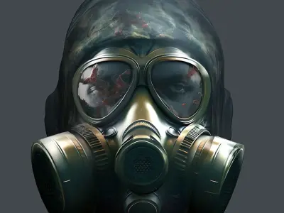 Helmet 3d model military combat Military Low-poly VR Low-poly 3D model