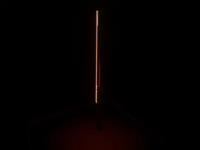 Sci-Fi Combat Machete Free low-poly 3D model