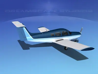 Piper Turbo Arrow III 3D model