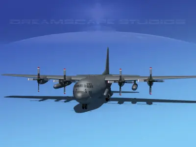 Lockheed C-130 Hercules RCAF 2 3D model
