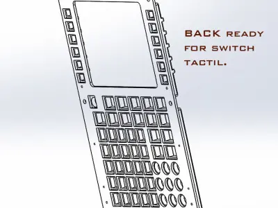 MCDU Airbus 3D print model