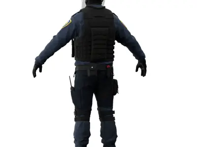 Police Swat 3D model