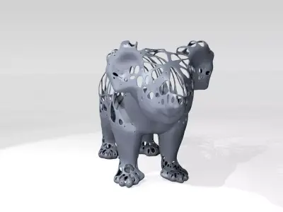 Koala Dust Voronoi 3D model
