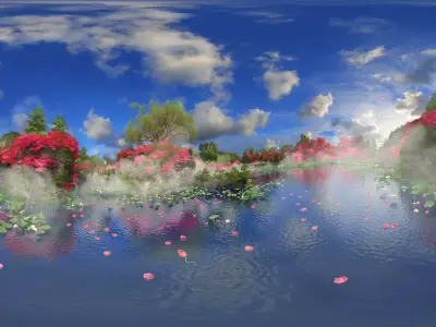 Forest traverses the wonders of primitive forests 3D model