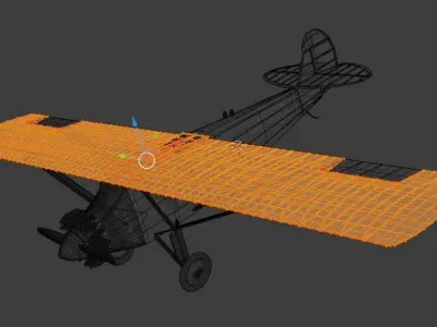 Spirit of St Louis 3D model