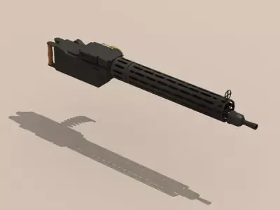 MG08 WWI 3D model