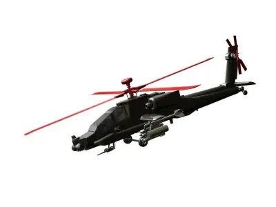 Apache afghanistan military helicopter - afghanistan military... 3D model
