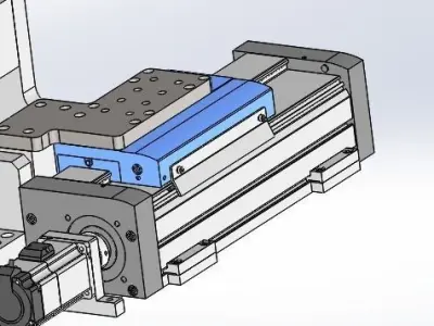 Overloading transverse system 3D model