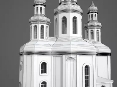 Church Temple Cathedral Kirk 3D model