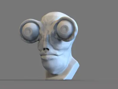 Alien TR Bust 3D print model purchase