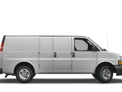 GMC Savana Cargo RWD 2500 Van 2022 3D model