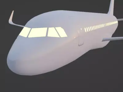 Unfinished Airbus A320 READ DESCRIPTION PLEASE 3D model