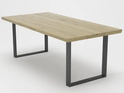 Dining set-55 Free 3D model