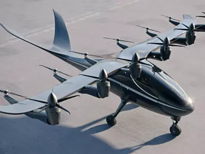 eVTOL Aircraft  3D model