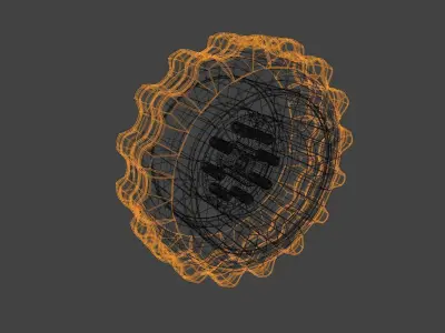 Bike Tyre- Rim 3D model