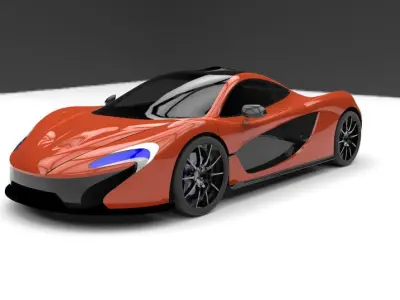 McLaren P1 Free 3D model