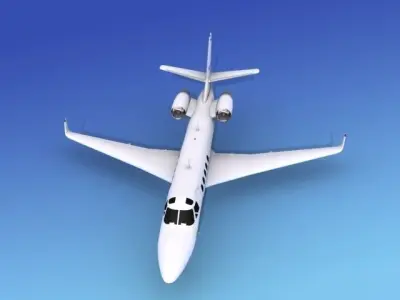 IAI Astra Jet V03 3D model