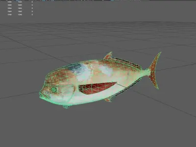 Louvar Low-poly 3D model