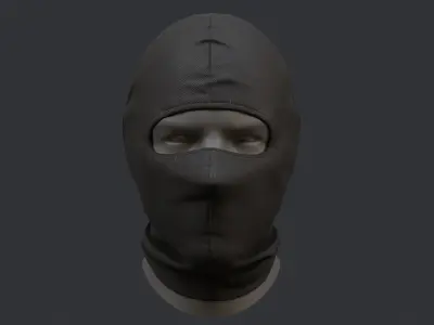 Balaclava Low-poly 3D model