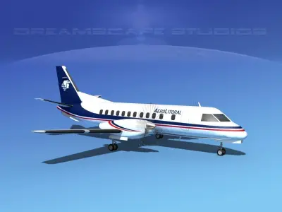 SAAB 340 AeroLitoral 3D model