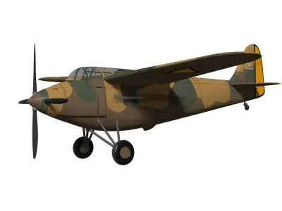 Koolhoven FK55 3D model