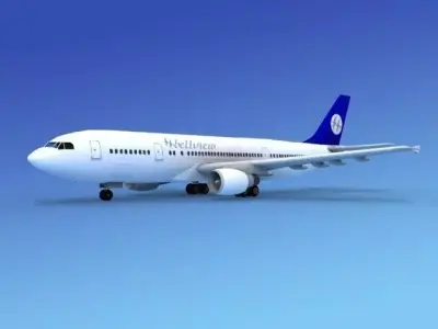 Airbus A300 Belleview 3D model