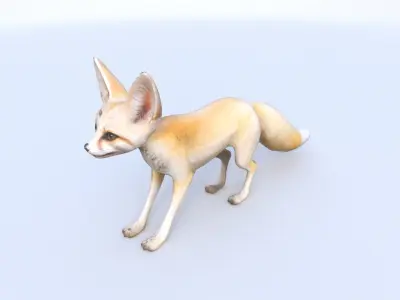 Fennec Fox 3D model