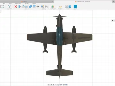 A-29 Super Tucano Low-poly 3D model