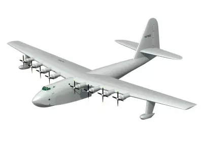 Hughes H4 Hercules Spruce Goose 3D model