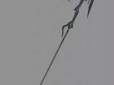 Sacred Spear Free low-poly 3D model