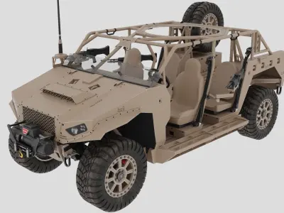 Polaris Dagor A1  Low-poly 3D model