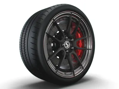 Signature SV302S wheel 3D model