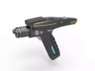 Phaser pistol version 2 from Star Trek Discovery TV series 3D model
