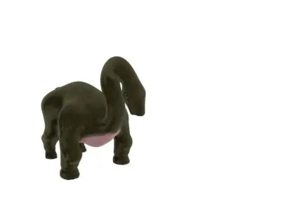 happy dino Free 3D model