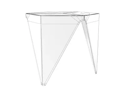 Prismatic Side Table Free 3D model