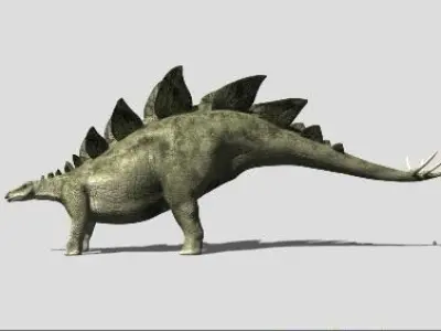 Amazing stegosaur - 3d model 3D model