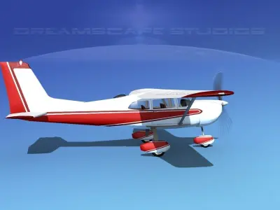 Cessna 175 Skylark V09 3D model