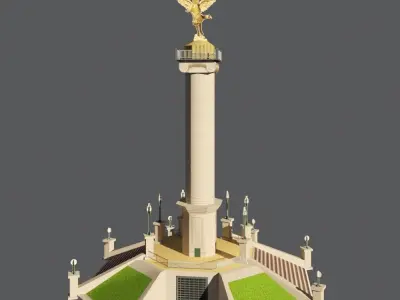 Angel chihuahua Low-poly 3D model