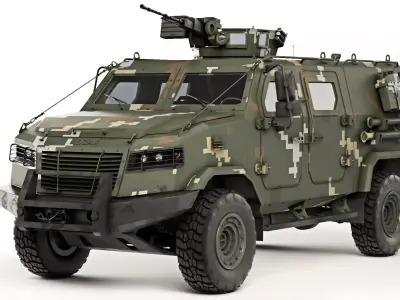 Kozak-5 tactical 2016 3D model