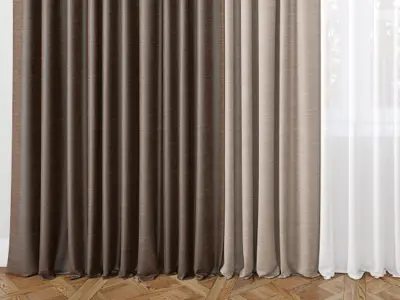 Curtain 3D model 31