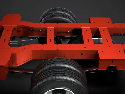 Vauxhall Movano CrewCab DW E20 Chassis 2014 3D model