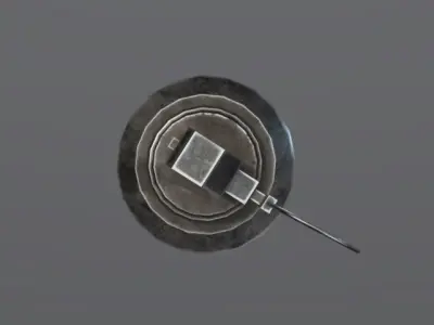 EMP Grenade Low-poly 3D model