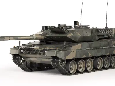 Tank Leopard 2A7 2006 3D model