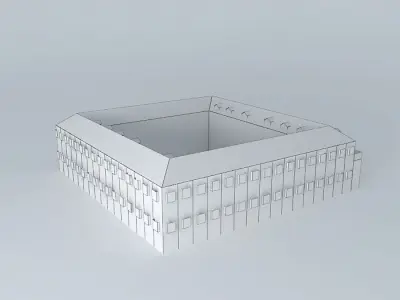 Palace in Aranjuez 3 3D model