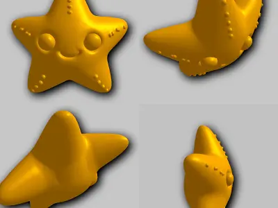 Starfish - Kawaii Animals Collection 3D print model